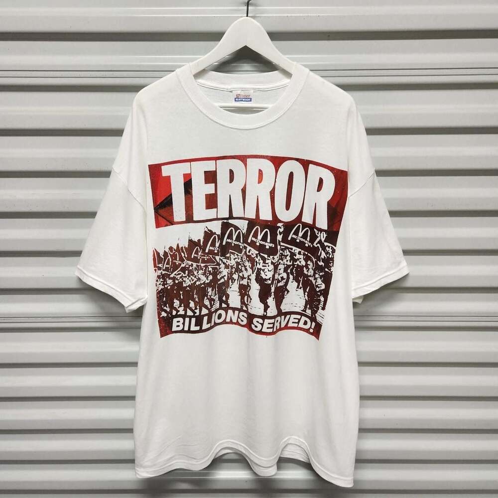 Vintage Terror Worldwide Don Rock McDonald's Billions Served T-Shirt XL